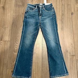 LOFT high rise kick crop Jeans.